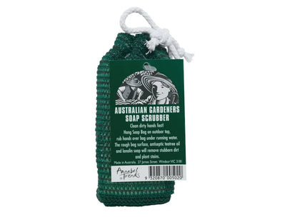 Australian Gardeners Soap in Scrubber