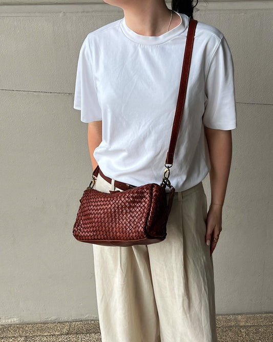 Juju & Co. Basque Midi Bag - Amber