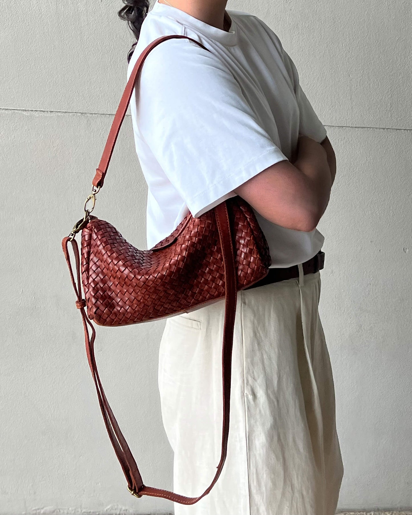 Juju & Co. Basque Midi Bag - Amber