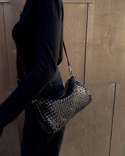 Juju & Co. Basque Midi Bag - Chocolate