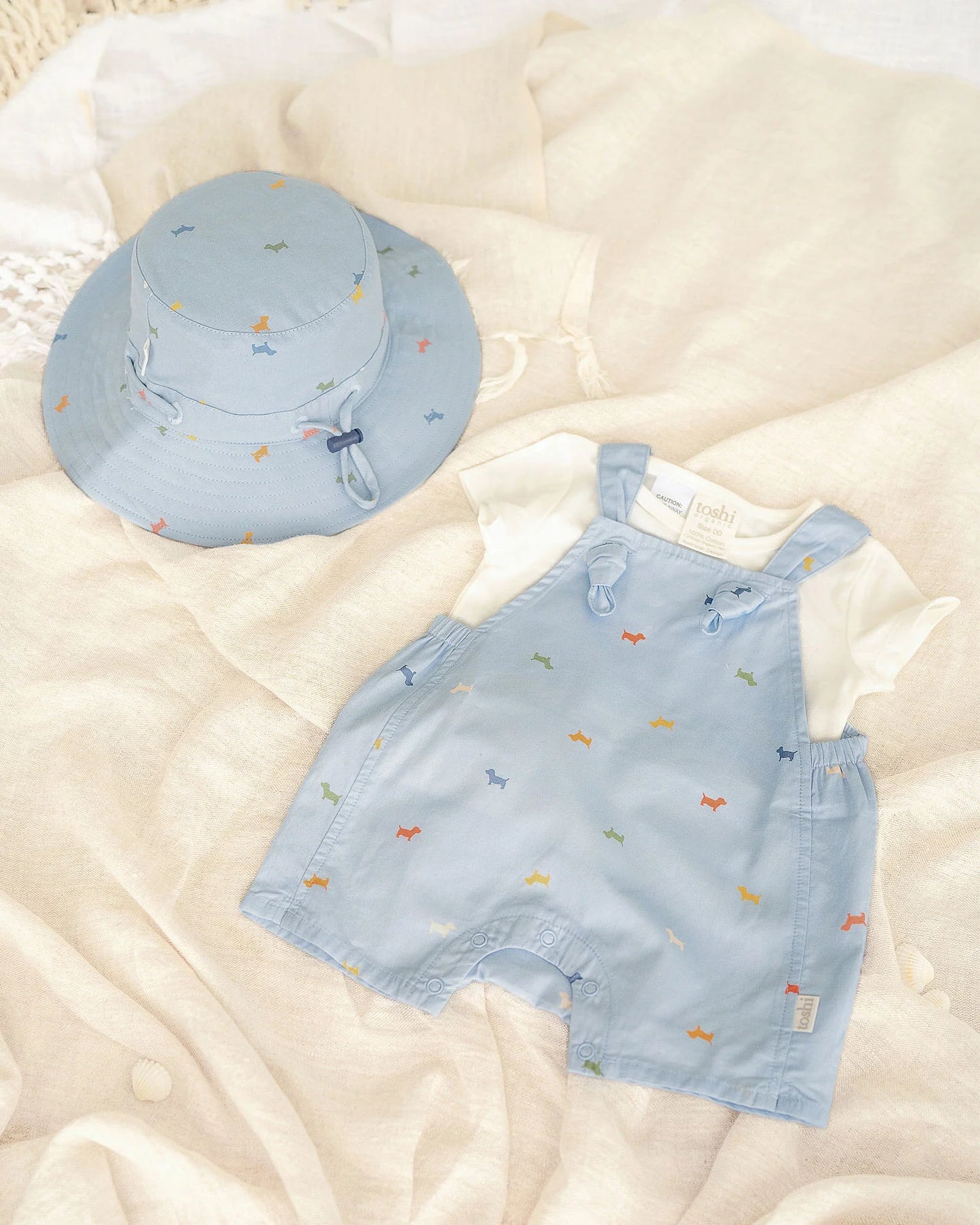 Toshi Baby Romper- Folk Koko Dog