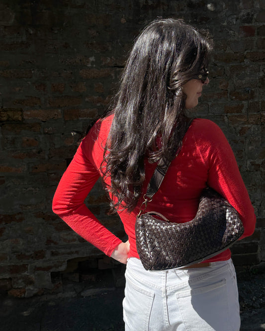 Juju & Co. Basque Midi Bag - Chocolate