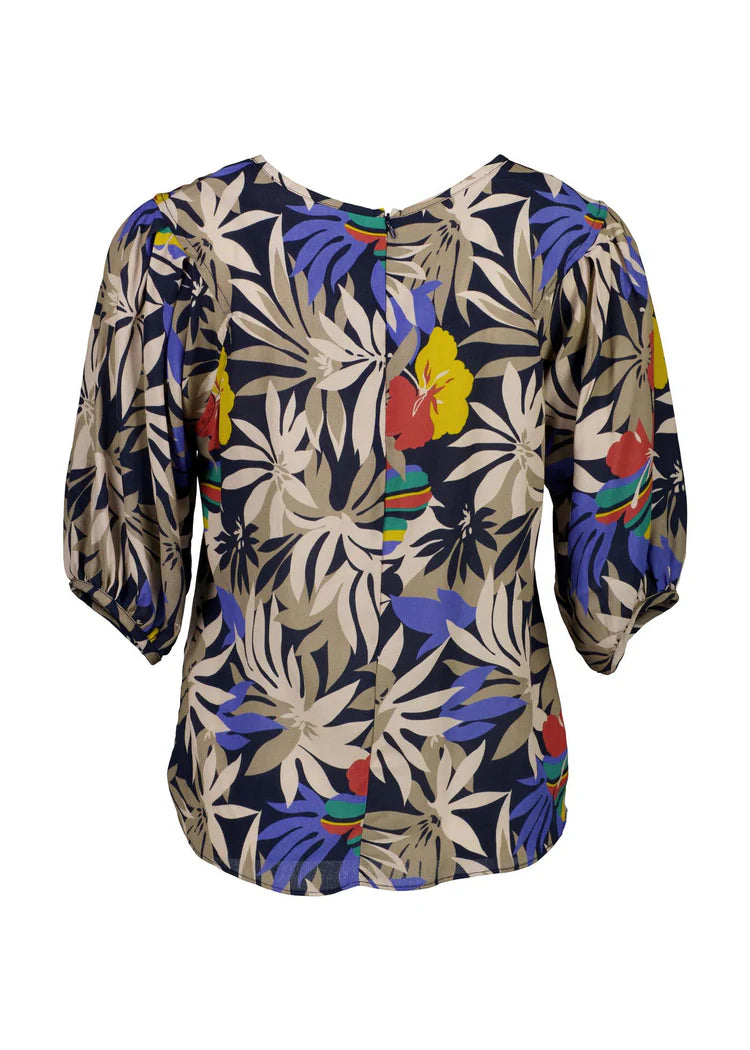 Wildflowers Blouse - Black