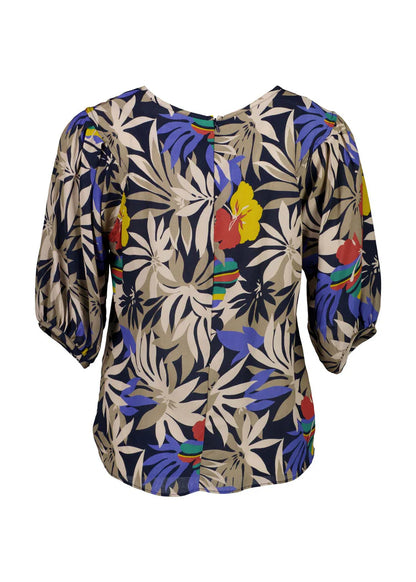 Wildflowers Blouse - Black