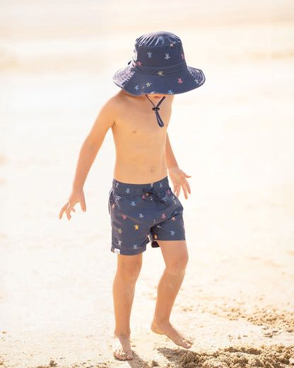 Toshi Swim Kids Board Shorts Classic- Turtle Island