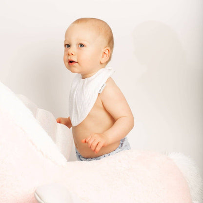 Snow White - Waterproof Bandana Bib