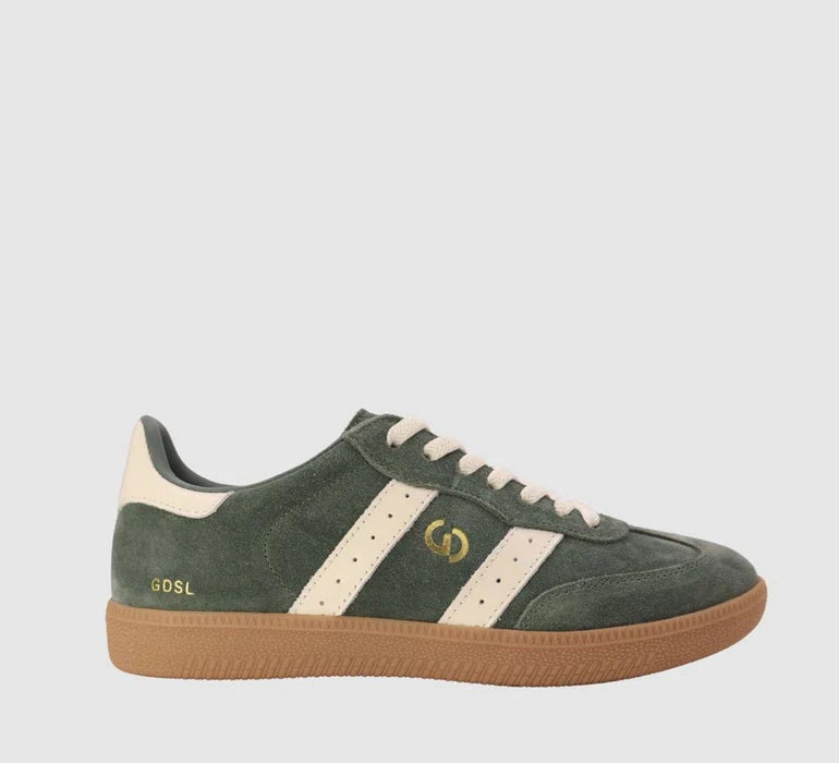 Goodsole 2001 Parallel - Cypress Green Suede / Ivory Leather