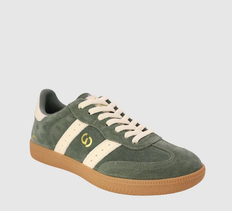 Goodsole 2001 Parallel - Cypress Green Suede / Ivory Leather