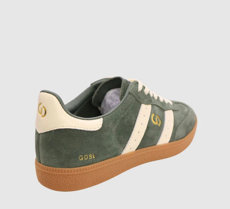 Goodsole 2001 Parallel - Cypress Green Suede / Ivory Leather