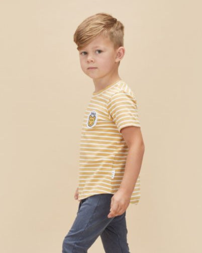 Huxbaby Digi Smile Stripe T-Shirt