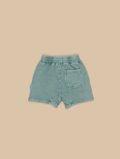 Huxbaby Vintage Slate Slouch Shorts