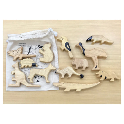 Soft Edge Timber Australian Animals