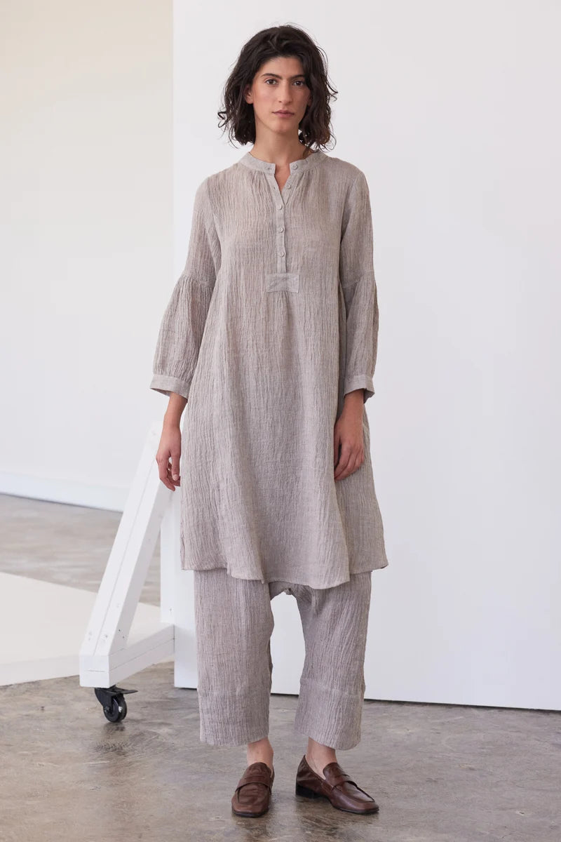 Eva's Sunday Marika Relaxed Dress - Stone Gauze
