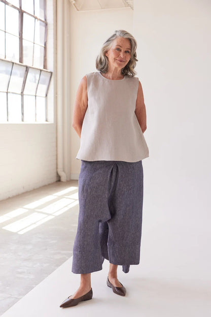 Eva's Sunday Mila Sleeveless Top - Stone