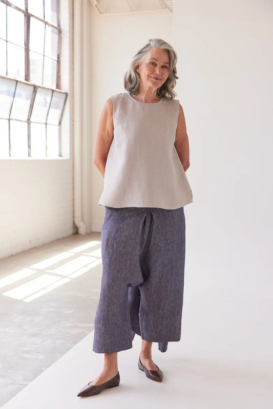 Eva's Sunday Mila Sleeveless Top - Stone