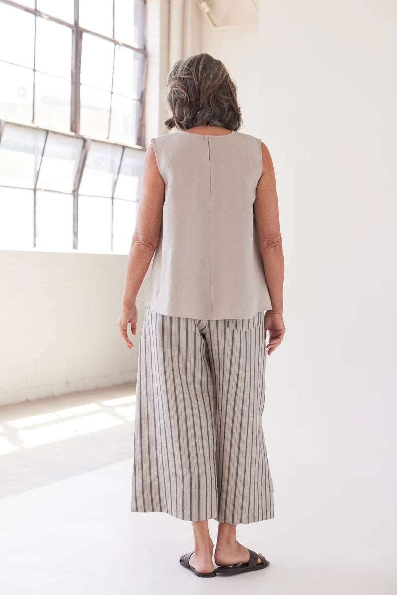Eva's Sunday Mila Sleeveless Top - Stone