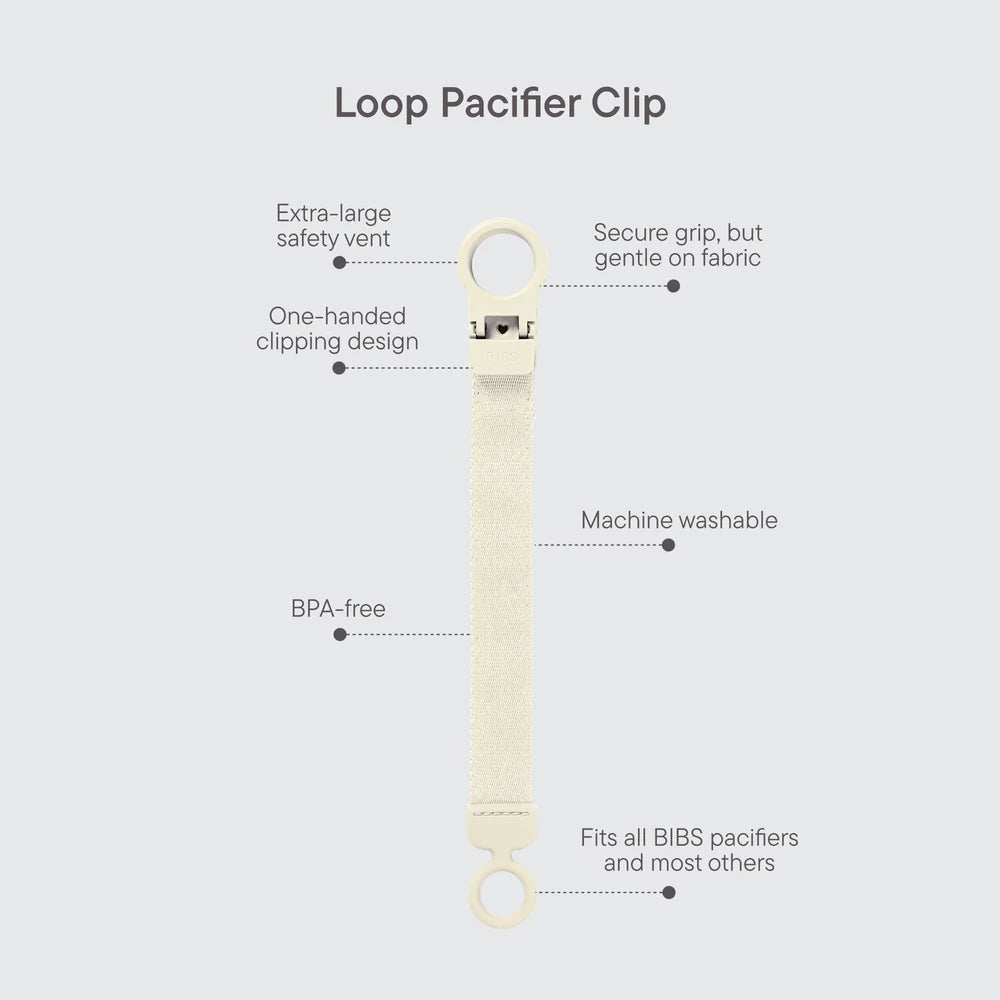 Bibs Pacifier Clip Loop - Petrol