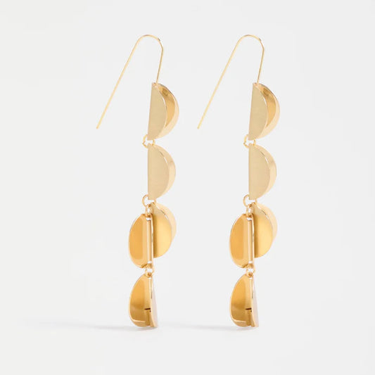 ELK Fossen Gold Drop Earrings