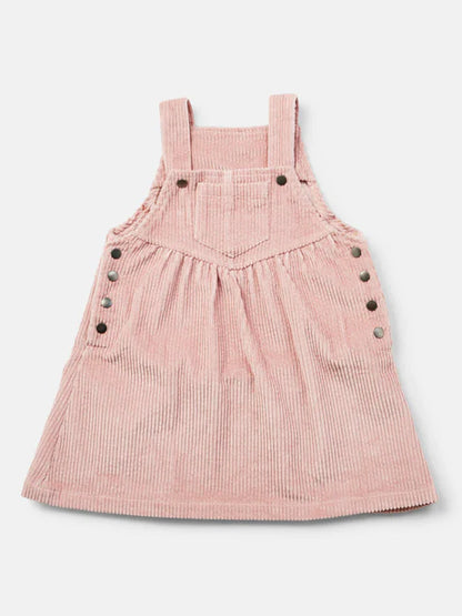 Sloan Overalls Dress | Pink