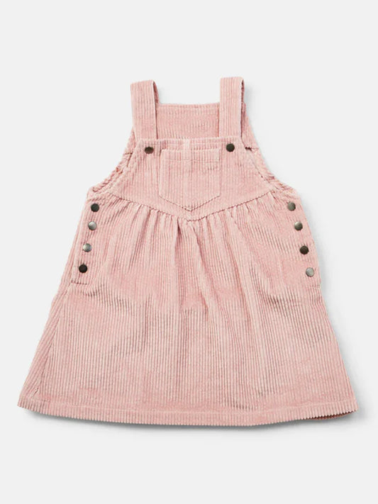 Sloan Overalls Dress | Pink