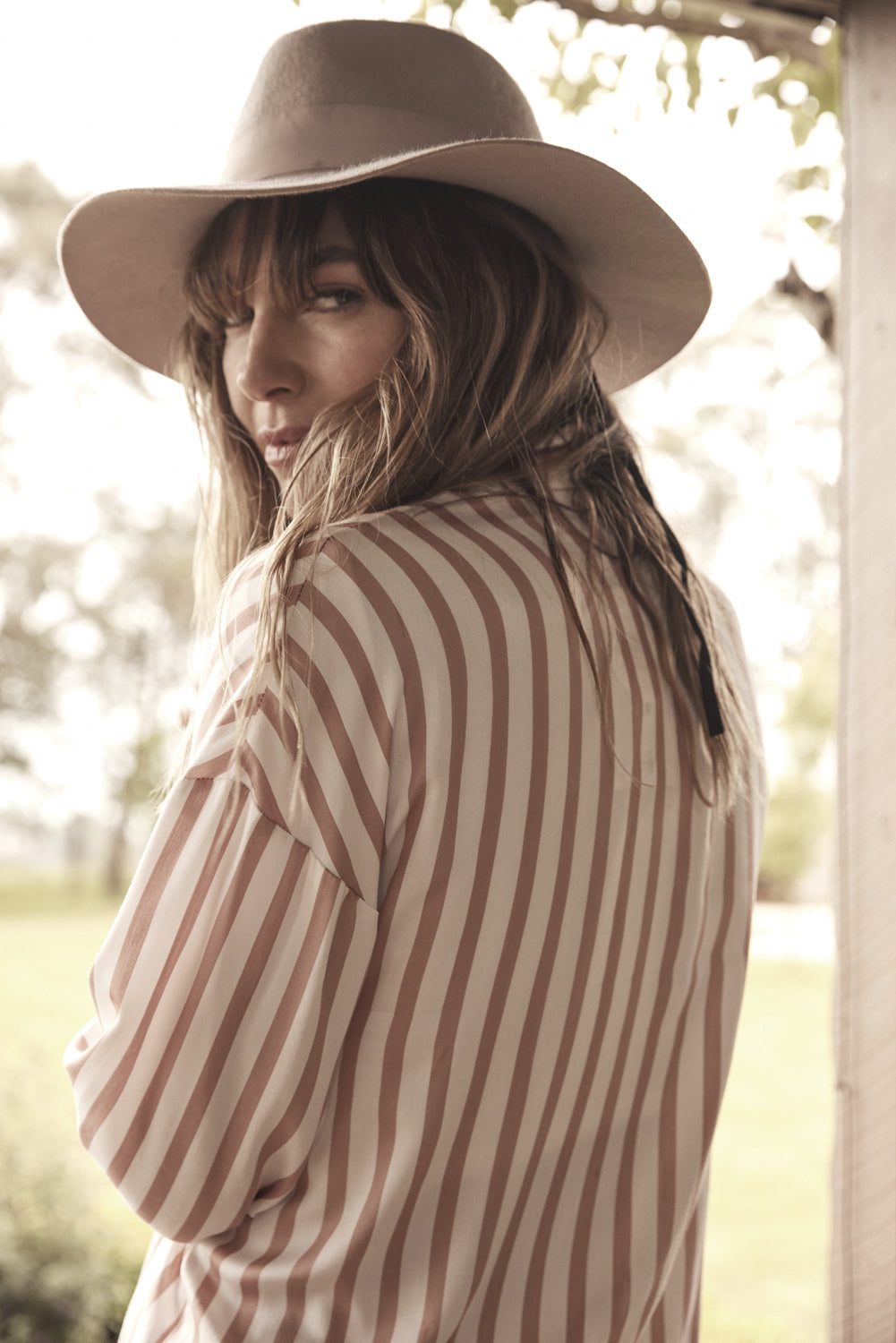 Gingerlilly Axelle Tan Stripe PJ