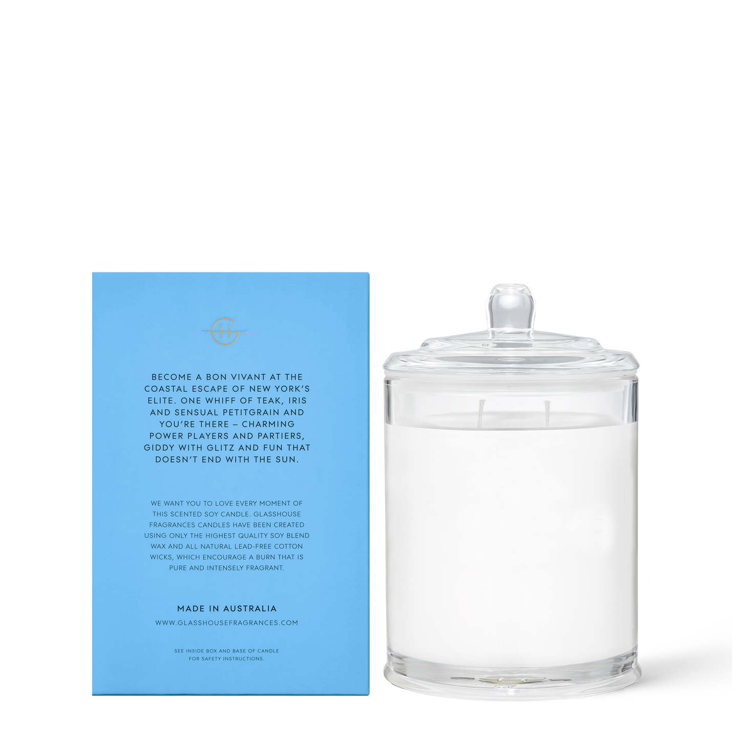 Glasshouse The Hamptons - Candle 380g 