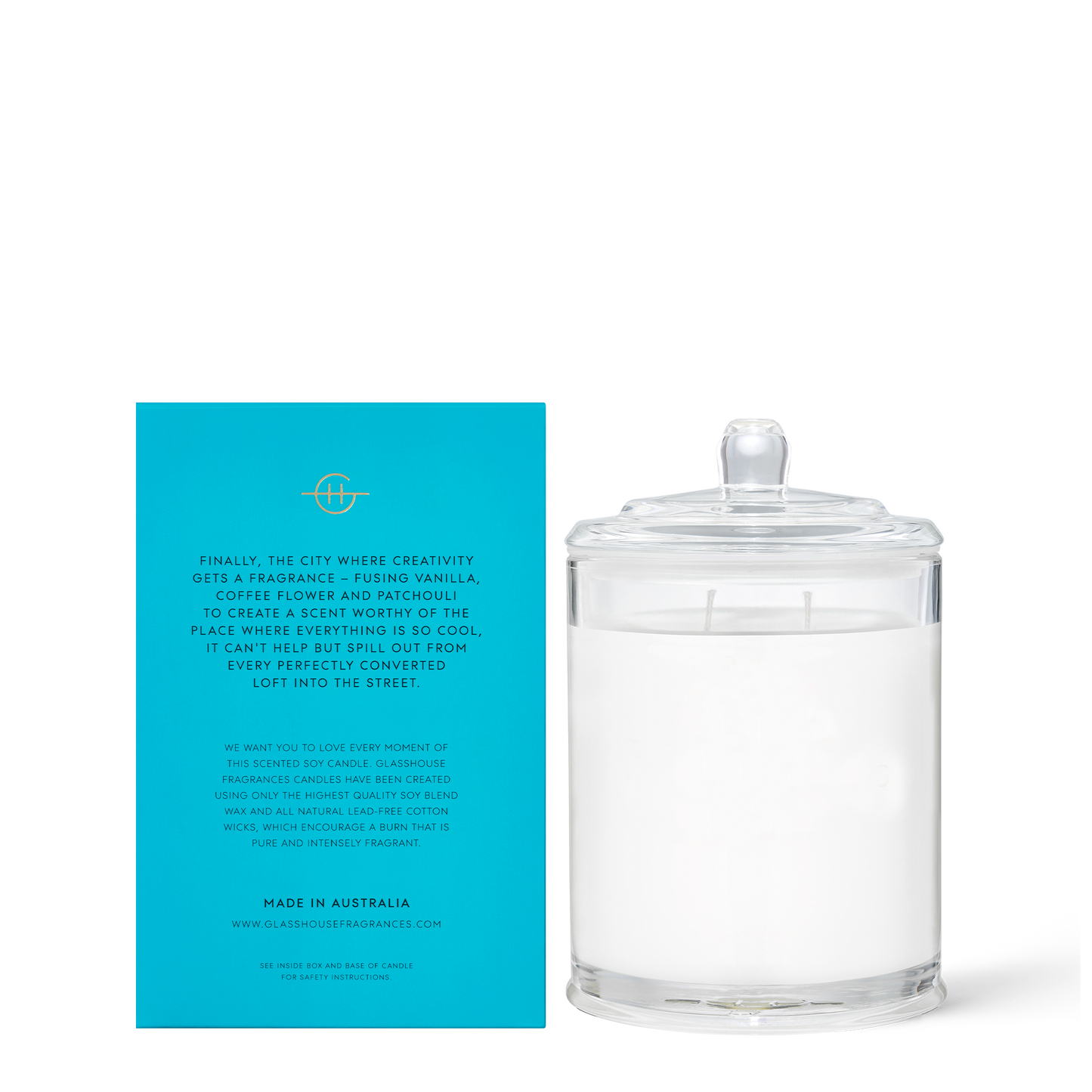 Glasshouse Melbourne Muse - Candle 380g 