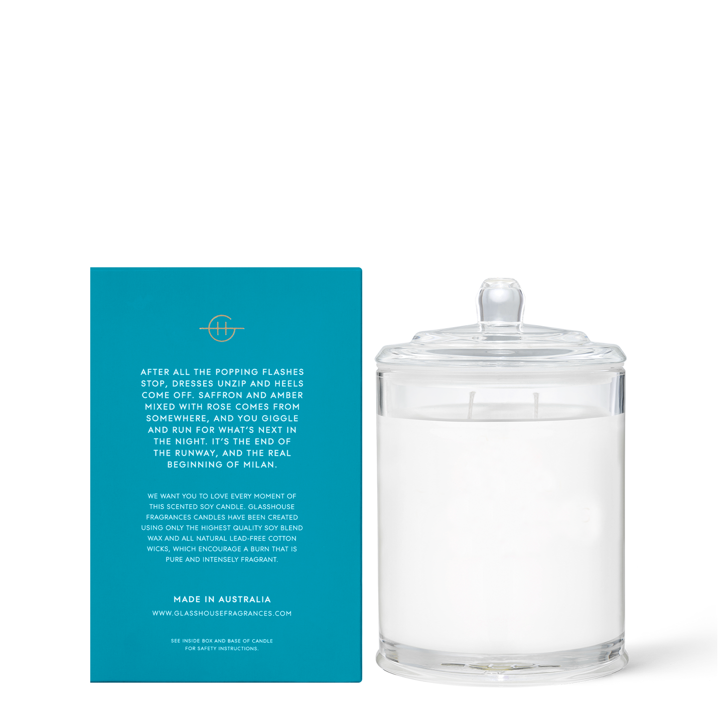 Glasshouse Midnight In Milan - Candle 380g 