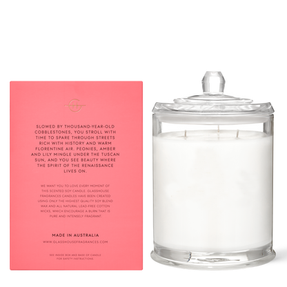 Glasshouse Forever Florence - Candle 760g